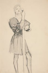 Standing Figure with a Spear