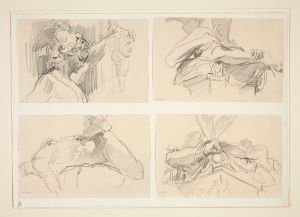 Studies of Cellini’s Perseus and Medusa