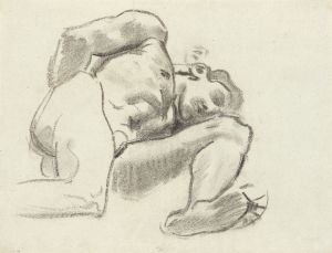Study for Prometheus, rondel, Rotunda, Museum of Fine Arts Boston