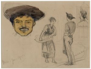 Figure Studies, Nice and Sketches of Carolus-Duran