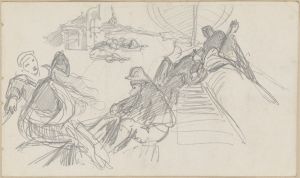 Sailors Relaxing on Deck