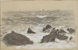 Waves Breaking on Rocks