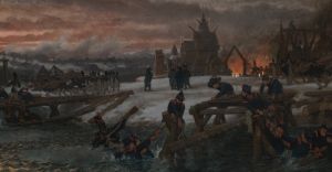 Anno 1812. Captain Benthien on the Beresina