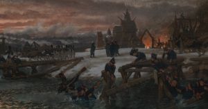 Captain Benthien on the Beresina, Anno 1812