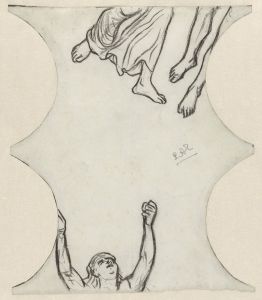 Drie figuren, gedeeltelijk weergegeven