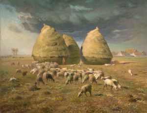 Haystacks; Autumn