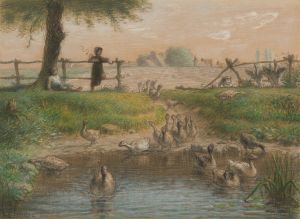 Peasant Children at Goose Pond