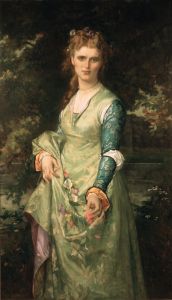 Christina Nilsson, 1843-1921, opera-singer, as Ofelia