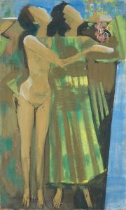 Festival of youth, two women