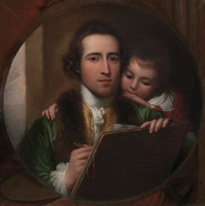 The Artist and His Son Raphael