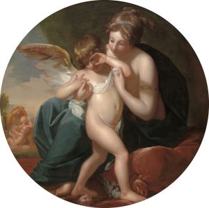 Cupid,Stung by a Bee, Is Cherished by his Mother