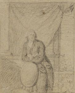 Portrait of a Man Standing in Front of Window