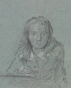 Artist’s Son Writing