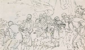 Study for the Death of a Knight