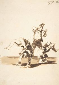 Three acrobats