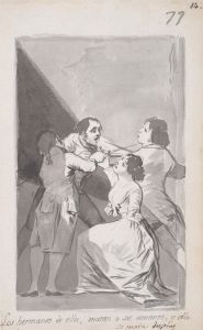 Two brothers killing their sister’s lover in her presence