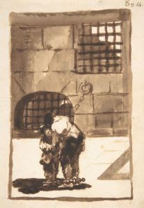 Two prisoners in irons