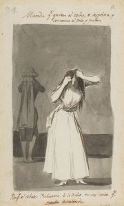 Woman throwing a tantrum and pulling her hair
