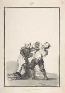 ‘You’ll See Later’; a man drinking, a woman trying to stop him