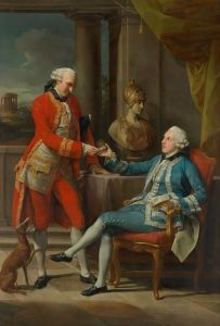 Sir Sampson Gideon And An Unidentified Companion