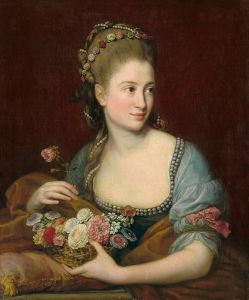 Portrait of a lady as Flora