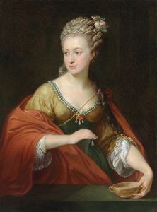Portrait of a lady, traditionally identified as Alexandra Evichovna Demidov as Cleopatra