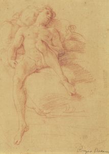 Male Nude Reclining on a Bed