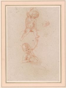 Studies for Two Seated Putti.
