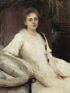 Portrait of young woman