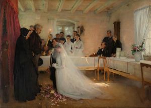 Blessing of the Young Couple Before Marriage