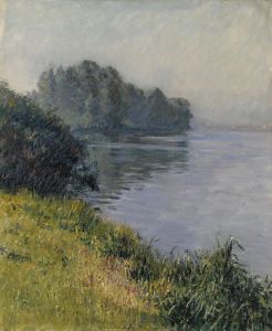 La Seine à l’Île Marante par temps brumeux