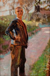Landscape with the Artist’s Son on a Path