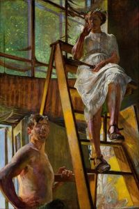 Satyr and a Model