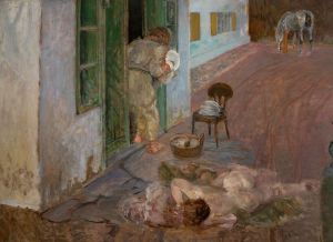Dish washing. Wielgie