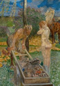 Funeral of a painter’s apprentice