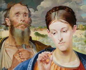 Music – left wing of the triptych