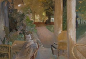 On the veranda