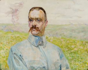 Portrait of brigadier Józef Piłsudski