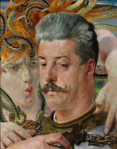Portrait of Tadeusz Błotnicki with medusa