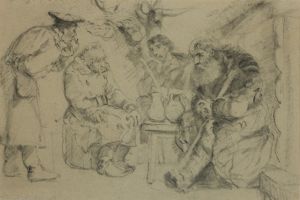 Exiles during a meal