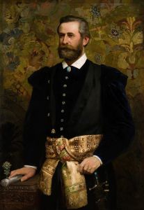 Portrait of Ludwik Wodzicki , Marhal of the Galician Seym