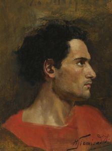 Man in profile