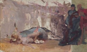Study to the Painting ‘Christian Dirce’