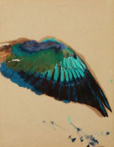Study of a Wing – Study of a Fgure of ‘Inspiration’ from the Curtain for the Municipal Theater in Lviv