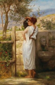 By the fountain II