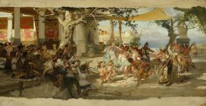 Sketch for “Judgement of Paris”