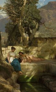 At the fountain head – Roman idyll