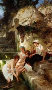 Roman idyll – Before the bath