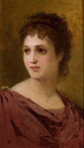 Head of a woman