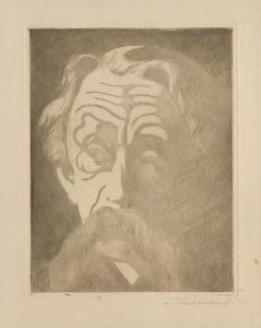 Portret van Emile Verhaeren